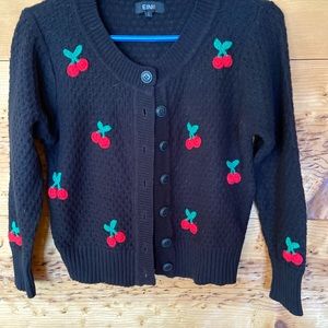 Adorable cherry sweater Brand New